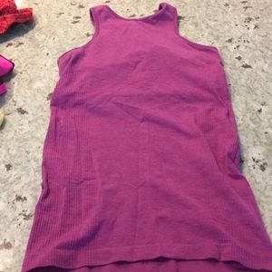 Lululemon High Neck Magenta tank size 6